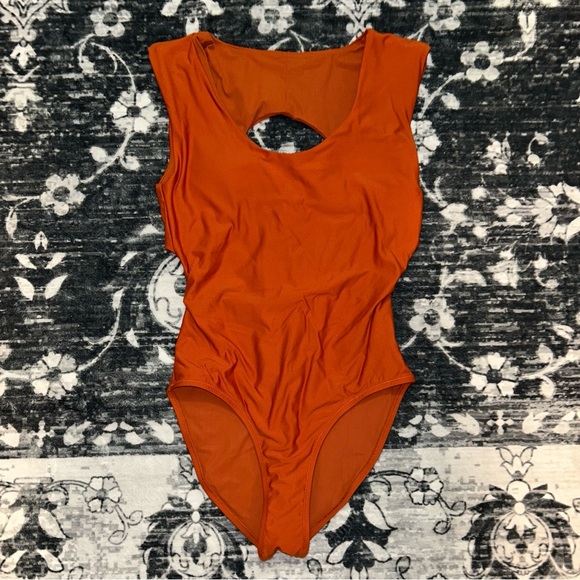 Athleta Terracotta One-Piece Swimsuit - Picture 5 of 7